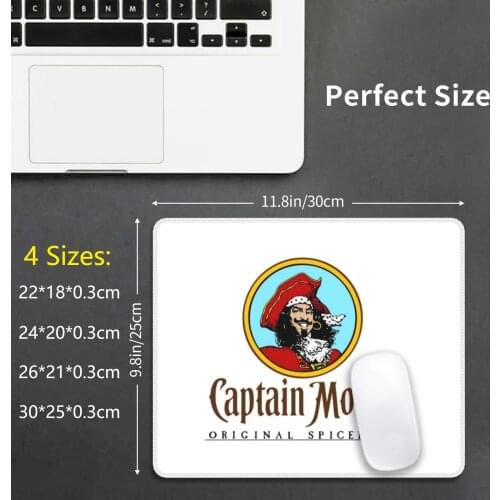 Captain Morgan Mouse Pad DIY Print Rum Pirate Captain Morgan Spiced Beverages Drinks Caribbean