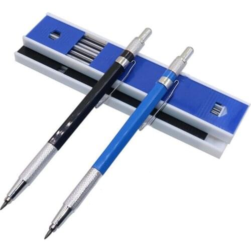 Student Sketching Automatic Pencil 2.0mm 2B Drawing Writing Activity Pencil With 2 Color Refill Office School Stationery