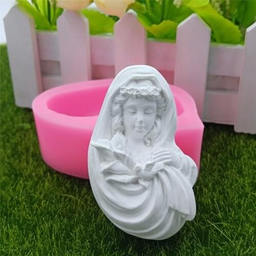 Lady Design Soap Mold Food Grade Chocolate Candy Molds Handmade Silicone Mold for Natural Soap