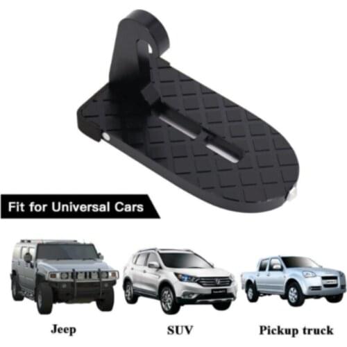Multifunction Foldable Car Roof Rack Step Car Door Step Universal Latch Hook Auxiliary Aluminium Alloy Safety Hammer Foot Pedal