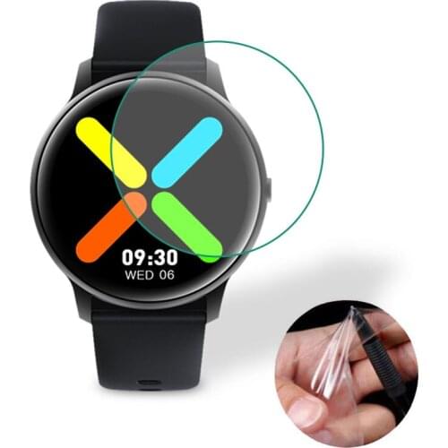 5pcs Soft TPU Clear Protective Film Smartwatch Guard For Xiaomi IMILAB KW66 Smart Sport Watch Screen Protector Cover Protection