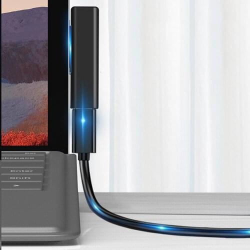 Type C Female PD Fast Charging Plug Converter For Surface Pro 3 4 5 6 Go Connector For USB C Female Adapter For Surface Book