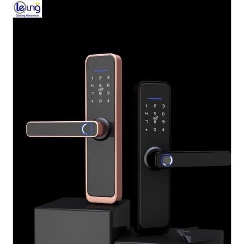 Qleung S806 WIFI APP Remote Control Fingerprint Code Key Card Smart Digital Intelligennt Door Lock