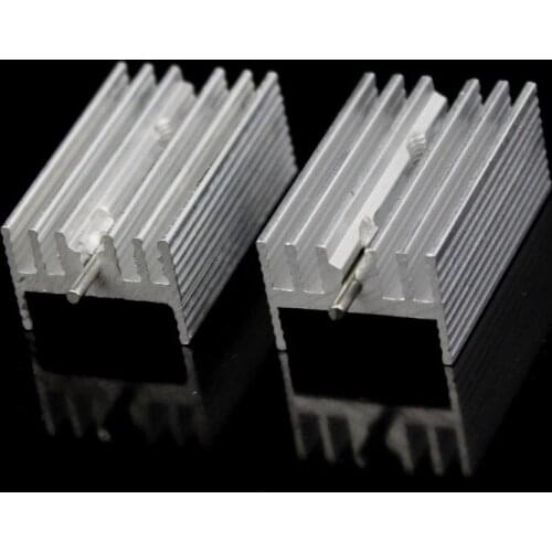 20PCS TO-220 TO220 Heat Sink 21x15x11mm Cooler Cooling Heatsink Transistor Radiator Aluminum