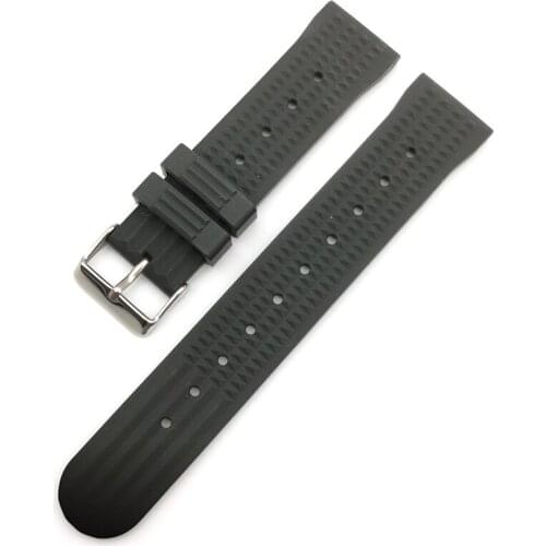 Suitable for Water Ghost 007 Small Abalone SRP777J1 Canned Diving Diamond Pattern Silicone Watch Strap
