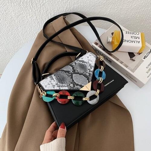 Luxury Handbags Serpentine Women Bags Designer Brand Female Vintage Messenger Bags Sac Female Crossbody Shoulder Bag Bolsa New