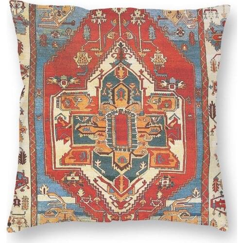 Northwest Persian Antique Tribal Carpet Pillow Case Decoration Bohemian Cushions Throw Pillow for Home Double-sided Printing