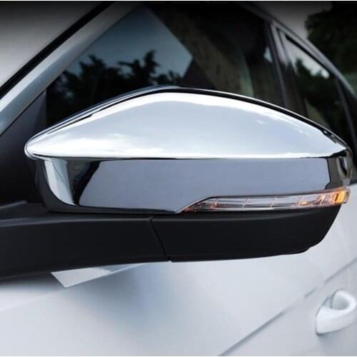 Car-Styling For Volkswagen T-ROC TROC 2017 2018 2019 Rear View Mirror Sequin Cover Rearview Mirror Trims Accessories