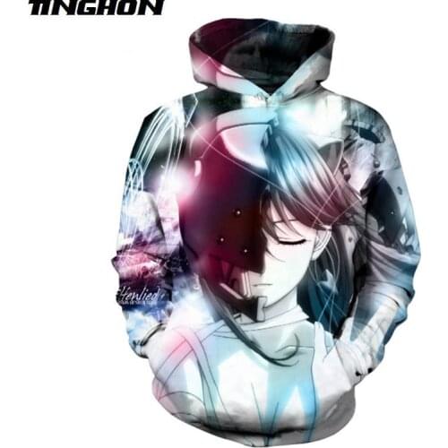 Punk Rese Unisex 3d Print Hooded Elfen Lied Anime Hoodies Young Classic Pullover Sexy Rabbit Girl Cosplay Outwear XS-7XL 03