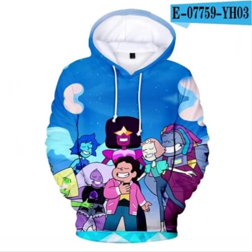 New Steven Universe Hoodie Men Women Children Kawaii Steven Universe Sweatshirt Harajuku Hoodies Fashion Boys/girls Pullovers