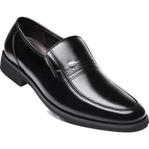 Luxury Business Oxford Leather Shoes Men Breathable Rubber Formal Dress Shoes Male Office Wedding Flats Footwear Mocassin Homme