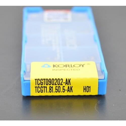High Quality Finish for Aluminum TCGT090202-AK H01 10pcs