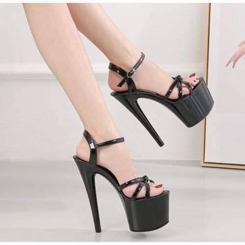 Platform Sandals Women Wedding Shoes 2020 Sexy Super High Heel 16.5CM Nightclub Party Shoes Female Sandals Ladys Sandals Red