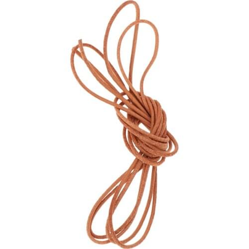 1m Round Leather Cord Thread For Kumihimo Jewelry Bracelets Making