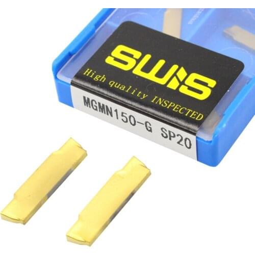 10pcs MGMN150-G Carbide Inserts Mayitr CNC Machine Lathe Grooving Inserts Carbide Blades Cutting Turning Tool mgmn150