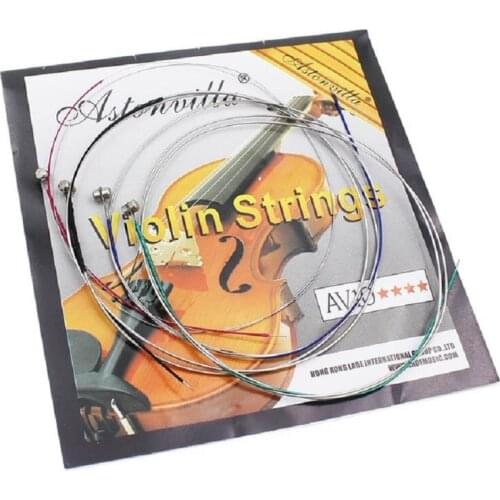 4pcs/set Violin Strings E-A-D-G Exquisite Nickel Steel Strings Musical Instrument Violin Parts Accessories