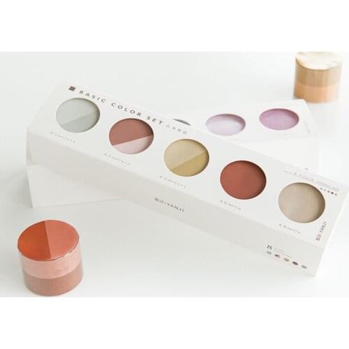 8pcs Basic Multicolor Washi Tape Set 15mm 30mm Adhesive Masking Tapes Journal Book Stickers Decoration F6428