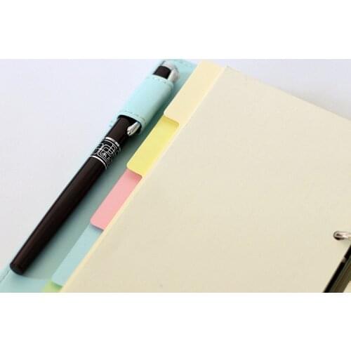 A5 A6 A7 Notebook Planner Accessories Colorful Dividers Inner Page 5pcs Per Set Filler Papers Match For Filofax Agenda