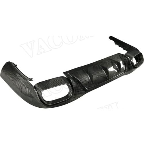 Dry Carbon Fiber Rear Lip Diffuser Spoiler For Mercedes Benz AMG GT50 GT53 2019 2020 FRP B Style Bumper Protector