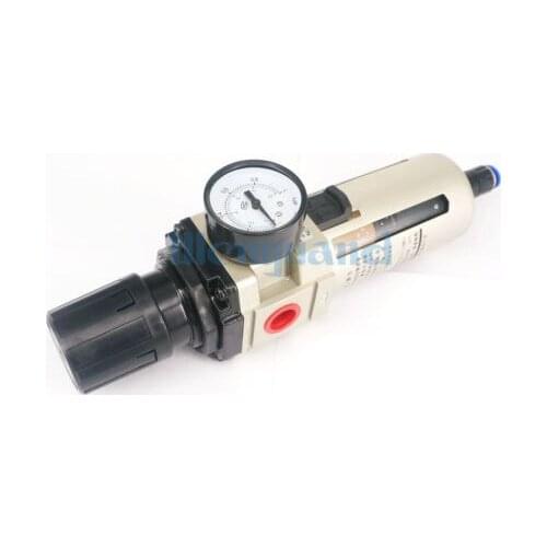 AW4000-04D Air Filter Regulator G1/2" With Gauge And Bracket Automatic Drain