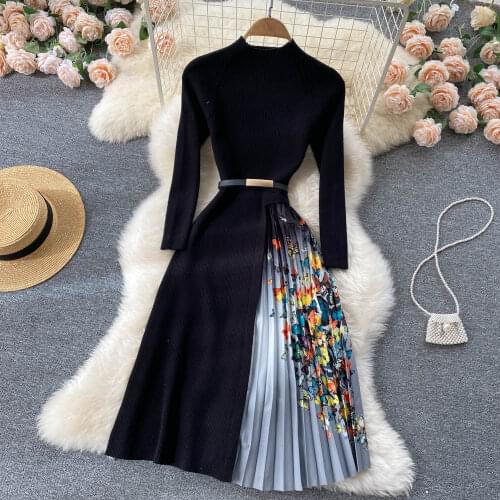 Banulin Fashionable Knitted Dresses