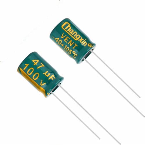 Free shipping 20PCS Hot sale 100V47UF 8*12 Electrolytic capacitor