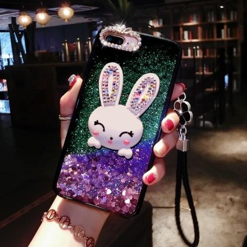 Cute Glitter Diamond Phone Case For iPhone 7 Case For iPhone X 7 6 6S 8 Plus Case Cover XS MAX XR 8Plus 7Plus Coque Fundas