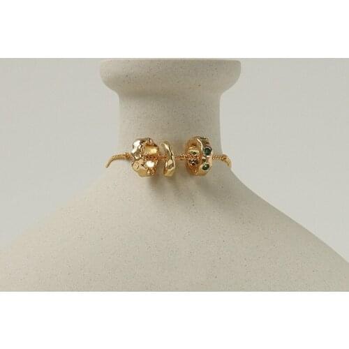 European and American Retro Zircon Pendant Simple Elegant Temperament Fashion Versatile Necklace Clavicle Chain