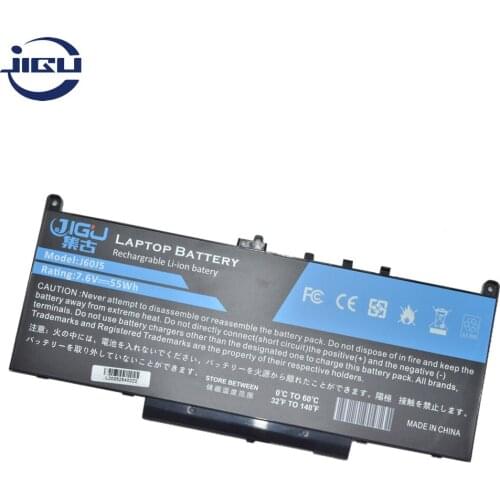 JIGU 7.6V J60J5 P26S001 WYWJ2 P26S 242WD 1W2Y2 F1KTM New Laptop Battery For DELL For Latitude 12 E7470 For Latitude 12 E7270