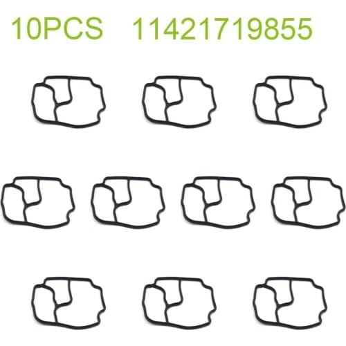 New 10PCS Car Accessories Oil Filter Housing Seal Gasket For BMW E46 E39 E60 E83 E53 E85 E86 X3 X5 Z3 Z4 11421719855