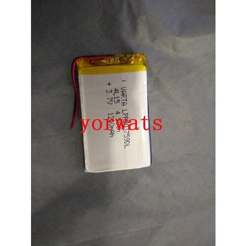 New Hot A Rechargeable Li-ion Cell 3.7V polymer lithium battery 503759 1240mah breast pump electronic table lamp GPS navigator