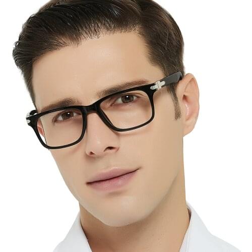 OCCI CHIARI Blue Light Blocking Reading Glasses Men Retro Computer Glasses Magnifying Eyewear Nerd Eyeglasses Frames +1 leesbril