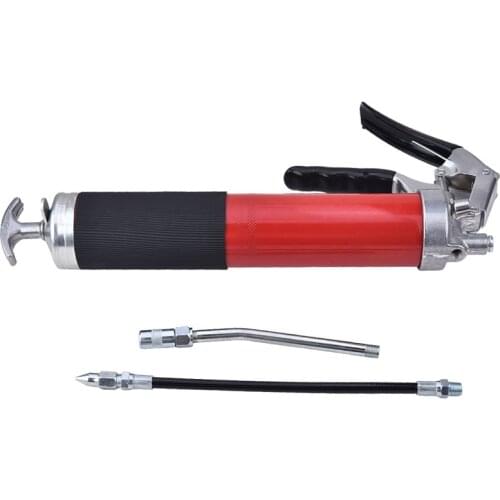 4500 PSI Heavy Duty Grease Gun Pistol Grip Manual Grease Gun For SUV Truck Excavator Manual Grease Tools Flexi Rigid