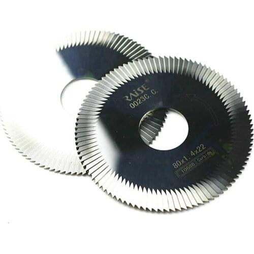 Raise 0023C.C Carbide tungsten key cutter 80*1.4*22mm*100T Saw Blade mini circular blade cutter Locksmith Tool