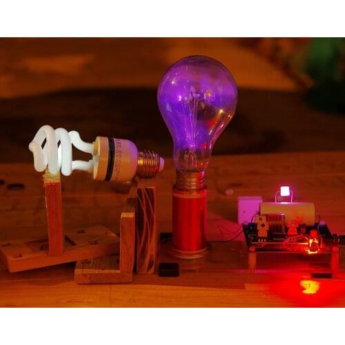 Tesla coil amazing flashing Generator Marx generator Teaching experiment