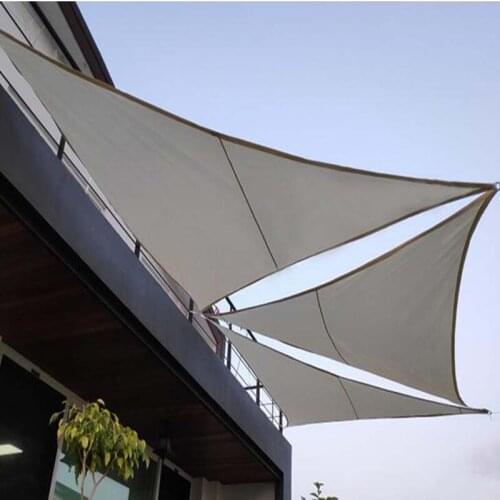 Triangle Outdoor Bar Covering Net Garden Canopy Sun Shade Sail Restaurant Beach Awning Garden Courtyard Tent