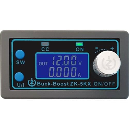ZK-5KX DC Buck- Boost Converter CC CV 0.6-36V 5A 5V 6V 12V 24V 80W Power Module Adjustable Regulated