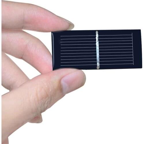 1/5/10pcs 0.125W Mini DIY Solar Panel 0.5V/250mA Monocrystalline Silicon Solar Cell Battery Charger Module Wholesale