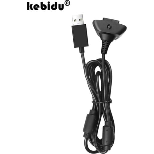 1.8m USB Charging Cable for Xbox 360 Wireless Game Controller Play Charging Charger Cable Cord High Quality Game Accessory