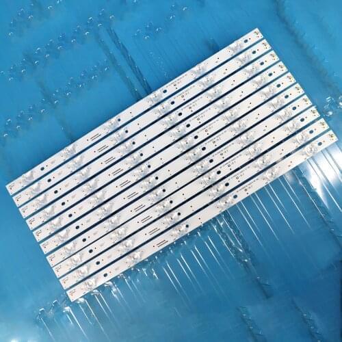 10pcs LED backlight for Sharp LC-49CUF8462ES LC-49CUG8362KS LC-49CUF8372ES LC-49CUF8472ES RF-AJ490E30-0601S-07 A0 AJ490E32 02 A2