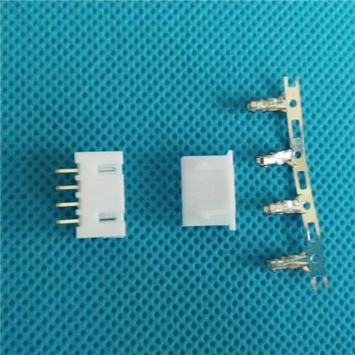 50 sets 4pin 2.54mm Pitch Terminal / Housing / Pin Header Connector Wire Connectors Adaptor XH-4P Kits