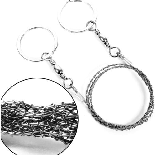 Emergency Survival Camping Chain Wire Saw Ring Tool Hunting Climbing Gear Travel Stainless Steel EDC Outdoor Survival Tools
