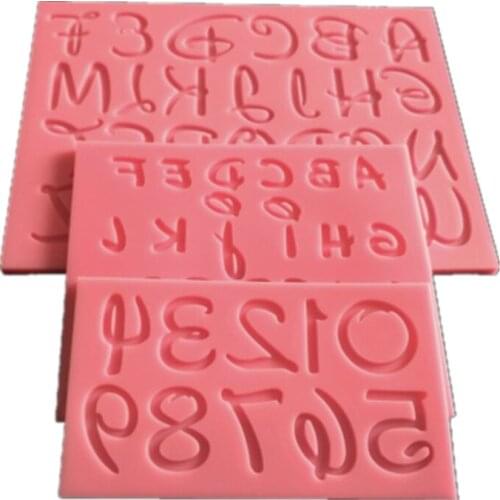 Letters And Numbers Silicone Mold Fondant Mould Cake Decorating Tools Chocolate Gumpaste Molds, Sugarcraft, Kitchen Gadgets H732