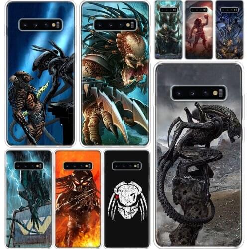 Alien Vs Predator Painted Phone Case Cover For Samsung Galaxy A51 A71 A50S A70S A10 A20E A30 A40 A01 A21 A41 M30S S A6 A7 A8 A9