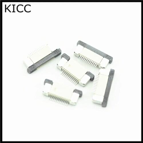 10Pcs FPC FFC Connector cable socket 0.5MM 18Pin Drawer type Top contact