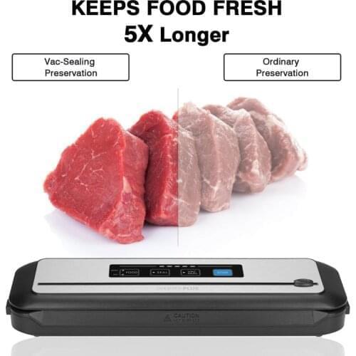 INK-VS01 Vacuum Sealer Plastic Bags Seal with Indicator Lights for Kitchen Storage and Order Keeps Food Fresh 5X Longer Tools