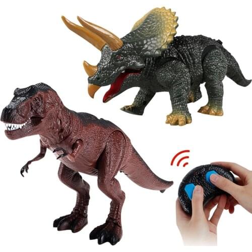 Intelligent Animal Model Toy Infrared Remote Control Walking Dinosaur Toy for Kids Figure Electric Toy Pet For Children Gifts