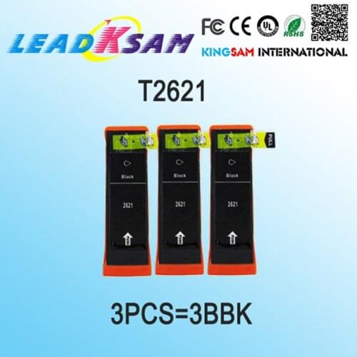 3x T2621 black Ink Cartridge compatible for xp820 XP600 XP605 xp600 xp800 xp700 printer
