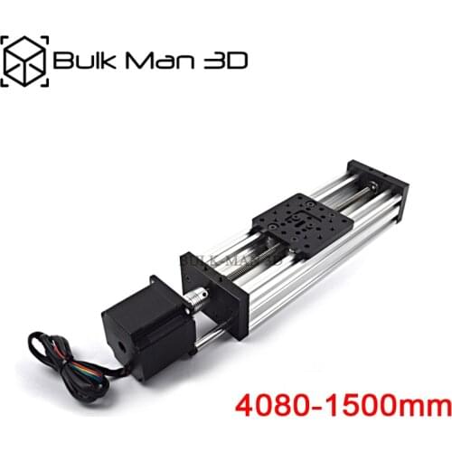 C-Beam Linear Actuator Kit with Nema23 Stepper Motor, Z Axis DIY C-beam CNC Sliding Table Lead Screw Travel - 1500mm