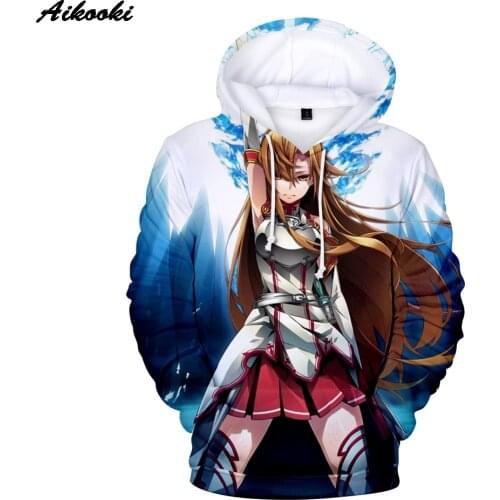 Hot Sale Sword Art Online 3D Hoodies Men/Women Fashion Casual Harajuku Sweatshirts Print Sword Art Online Classic Mens Hoodies
